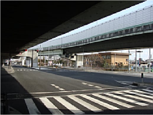 貝塚港交差点付近の写真