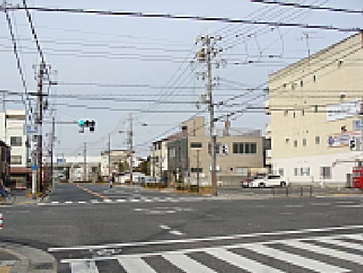 西町交差点付近(堺阪南線)の写真