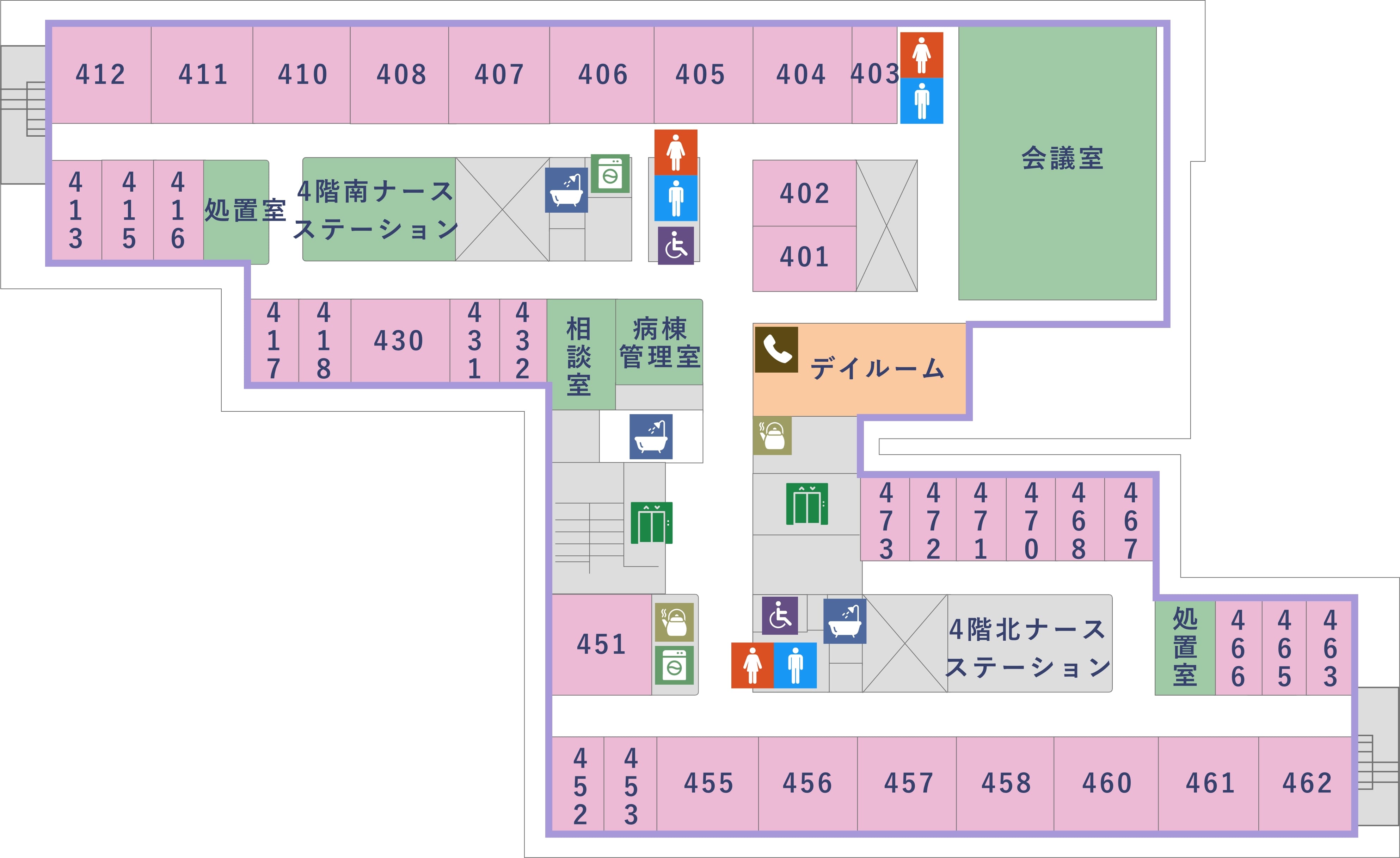 4階フロアマップ